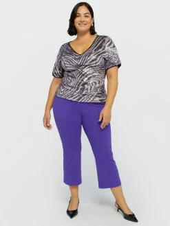 Fiorella Rubino Camicie E Bluse|Top E T-Shirt|T-shirt Con Ricamo Full Paillettes