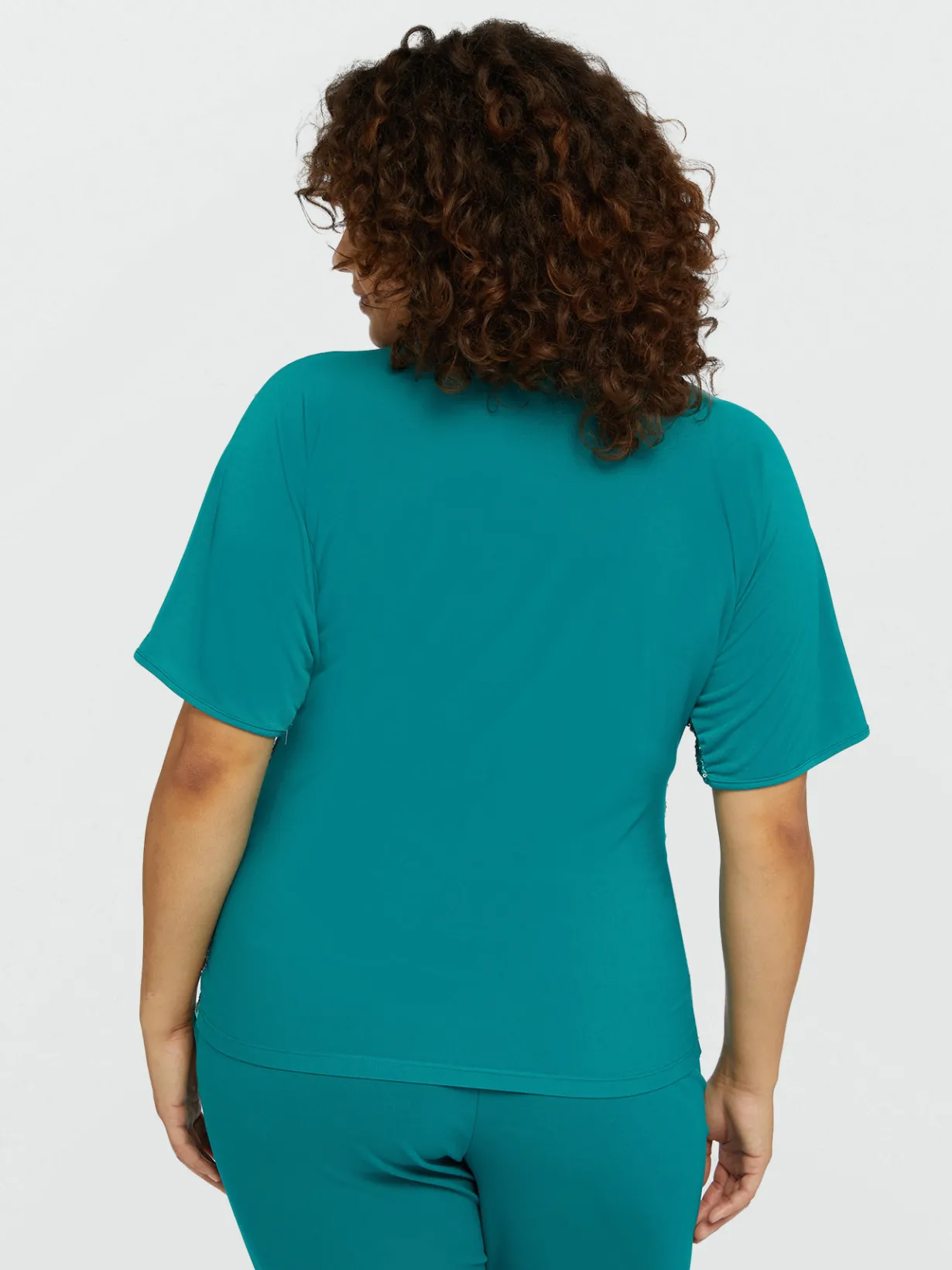 Fiorella Rubino Camicie E Bluse|Top E T-Shirt|T-shirt Con Ricamo Full Paillettes