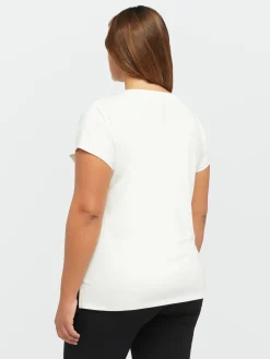 Fiorella Rubino Top E T-Shirt|T-shirt Con Scritta E Catena