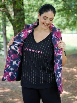Fiorella Rubino Top E T-Shirt|T-shirt Con Scritta E Strass
