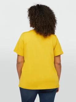 Fiorella Rubino Top E T-Shirt|T-shirt Con Stampa E Strass