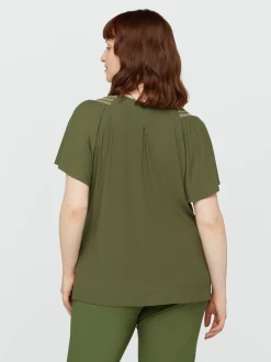 Fiorella Rubino Top E T-Shirt|T-shirt In Jersey Crêpe