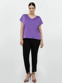 Fiorella Rubino Top E T-Shirt|T-shirt In Raso E Jersey