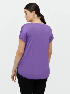 Fiorella Rubino Top E T-Shirt|T-shirt In Raso E Jersey