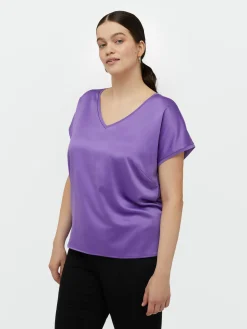 Fiorella Rubino Top E T-Shirt|T-shirt In Raso E Jersey