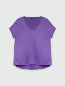 Fiorella Rubino Top E T-Shirt|T-shirt In Raso E Jersey