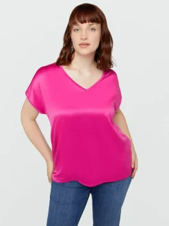 Fiorella Rubino Top E T-Shirt|T-shirt In Raso E Jersey