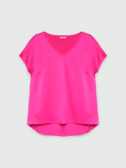 Fiorella Rubino Top E T-Shirt|T-shirt In Raso E Jersey