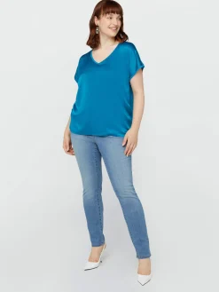 Fiorella Rubino Top E T-Shirt|T-shirt In Raso E Jersey
