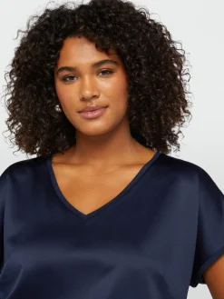 Fiorella Rubino Top E T-Shirt|T-shirt In Raso E Jersey