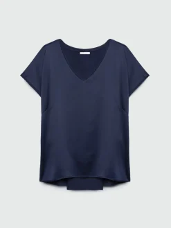 Fiorella Rubino Top E T-Shirt|T-shirt In Raso E Jersey