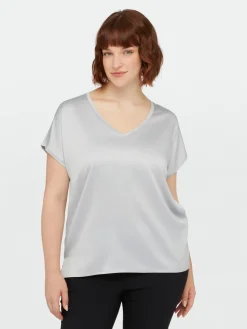 Fiorella Rubino Top E T-Shirt|T-shirt In Raso E Jersey