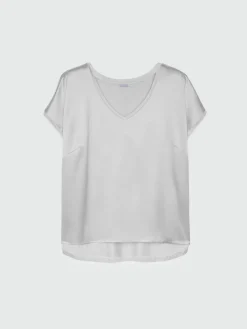 Fiorella Rubino Top E T-Shirt|T-shirt In Raso E Jersey