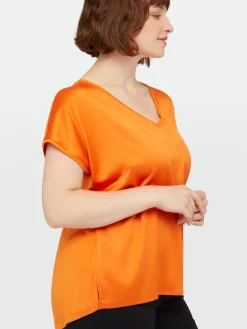Fiorella Rubino Top E T-Shirt|T-shirt In Raso E Jersey