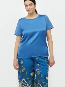 Fiorella Rubino Top E T-Shirt|T-shirt In Raso E Jersey Lurex