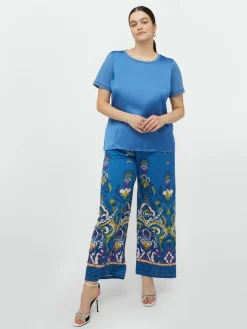 Fiorella Rubino Top E T-Shirt|T-shirt In Raso E Jersey Lurex