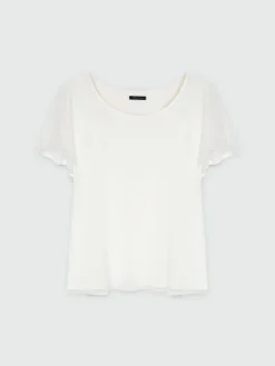 Fiorella Rubino Top E T-Shirt|T-shirt In Tulle