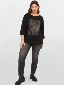 Fiorella Rubino Top E T-Shirt|T-shirt Pop Art Style