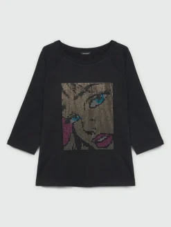 Fiorella Rubino Top E T-Shirt|T-shirt Pop Art Style
