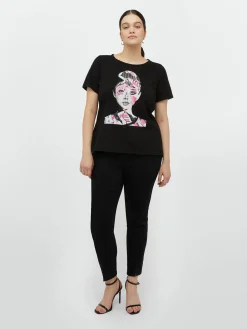 Fiorella Rubino Top E T-Shirt|T-shirt Stampata
