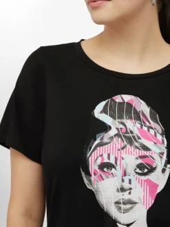 Fiorella Rubino Top E T-Shirt|T-shirt Stampata
