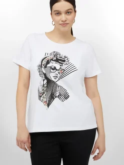 Fiorella Rubino Top E T-Shirt|T-shirt Stampata