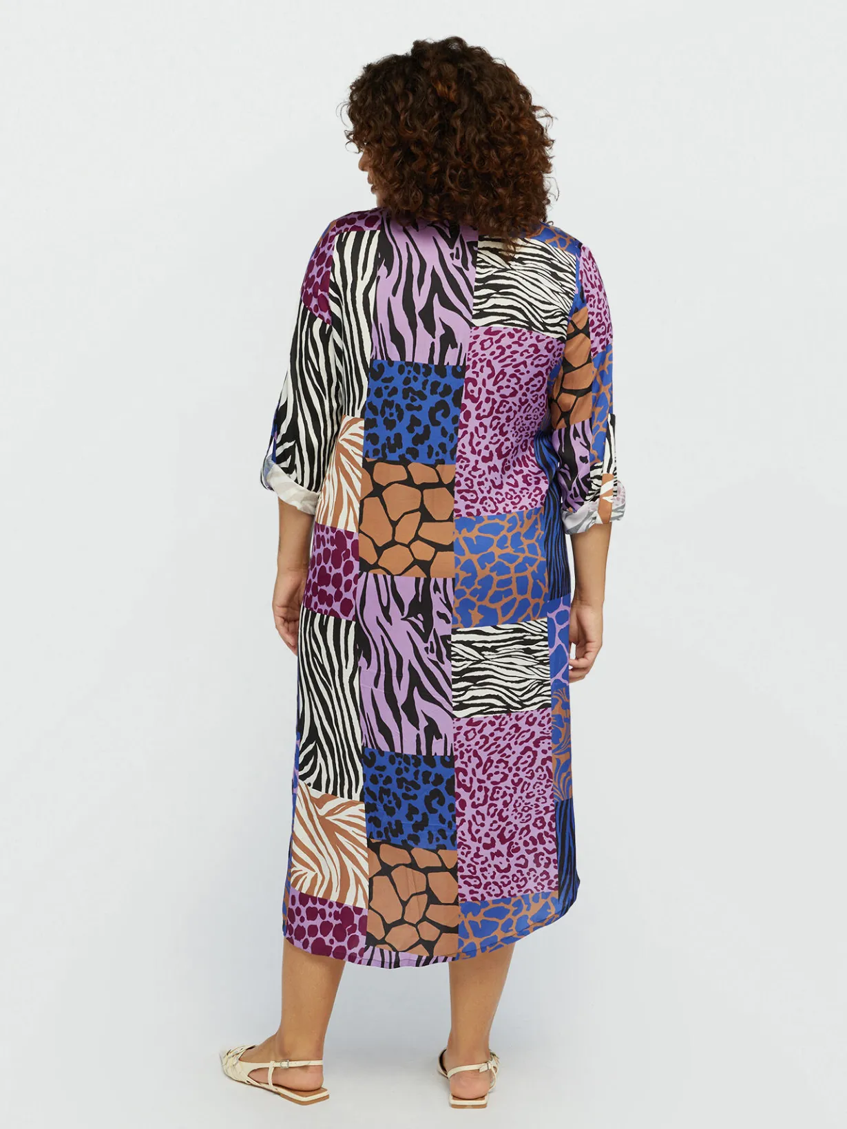 Fiorella Rubino Vestiti|Vestito Chemisier Animalier
