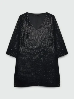 Fiorella Rubino Vestiti|Vestito Corto Con Cristalli