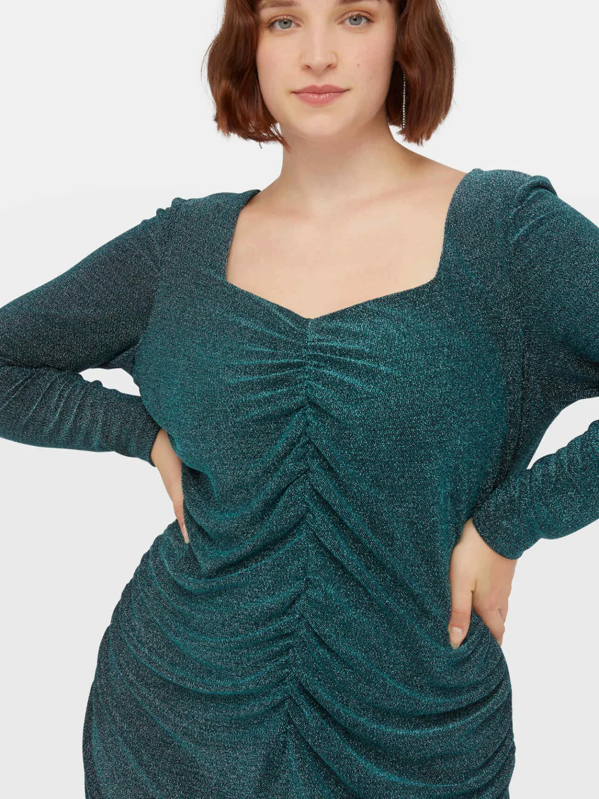 Fiorella Rubino Vestiti|Vestito Corto In Jersey Lurex