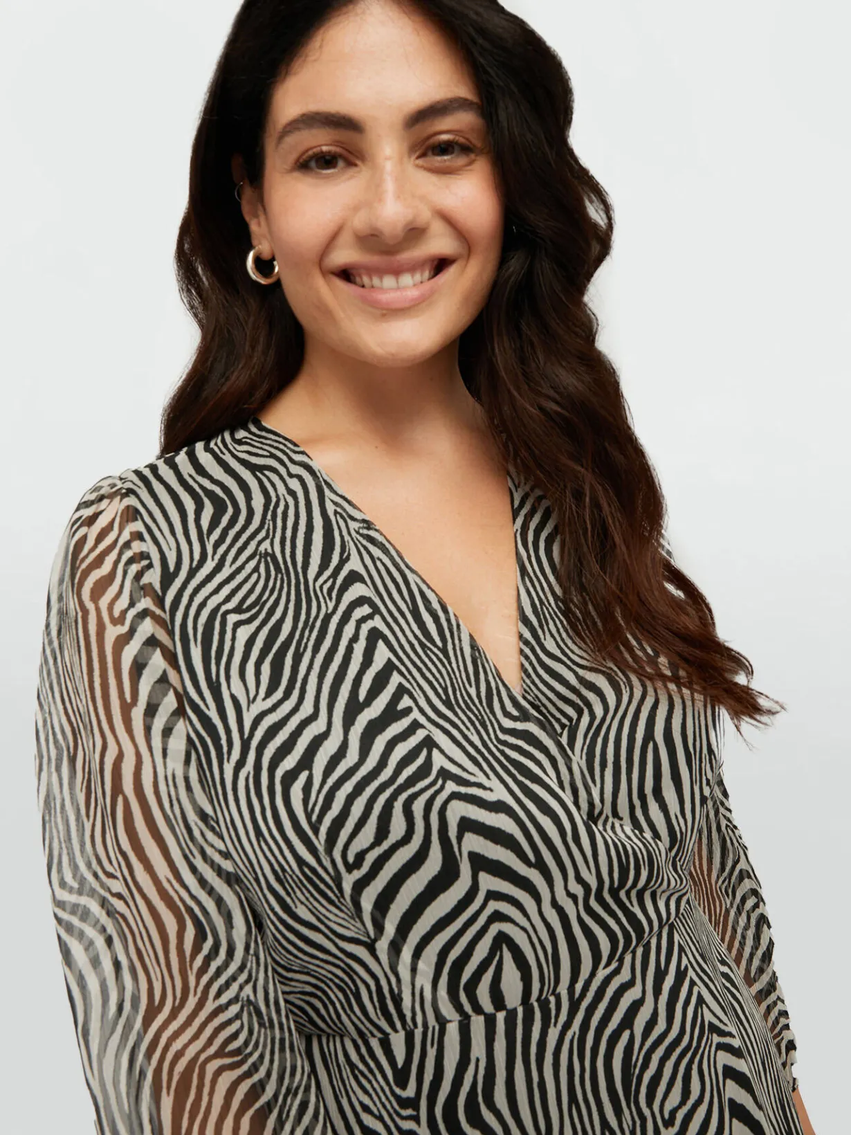 Fiorella Rubino Vestiti|Vestito Lungo Animalier (zebrato)