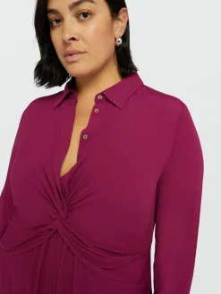Fiorella Rubino Vestiti|Vestito Lungo Con Nodo Sul Davanti