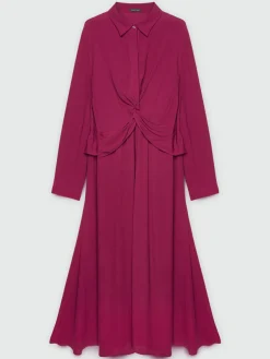 Fiorella Rubino Vestiti|Vestito Lungo Con Nodo Sul Davanti