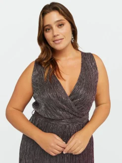 Fiorella Rubino Vestiti|Vestito Lungo Lurex
