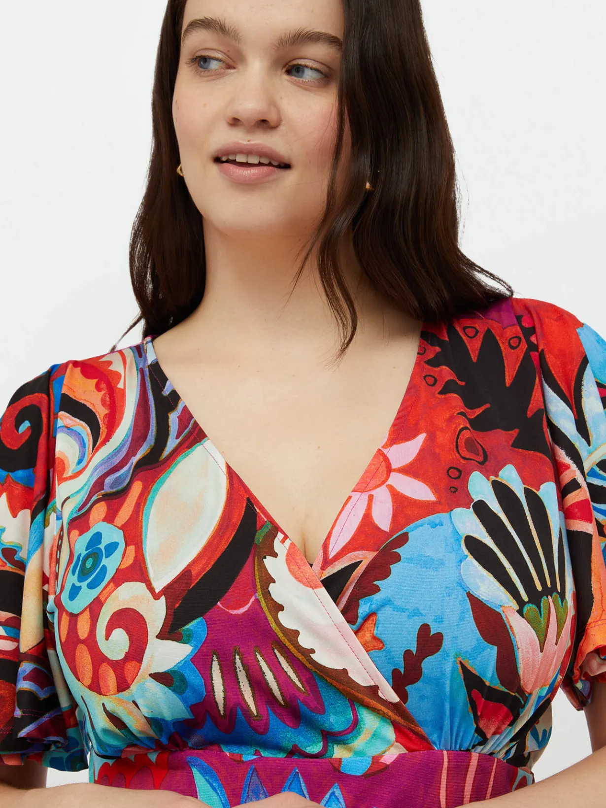 Fiorella Rubino Vestiti|Vestito Lungo Multicolor