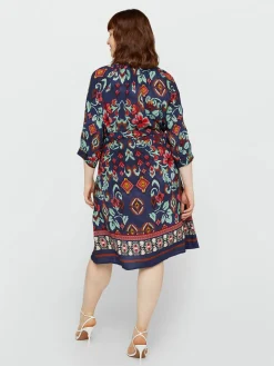 Fiorella Rubino Vestiti|Vestito Stampato Con Cintura
