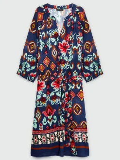 Fiorella Rubino Vestiti|Vestito Stampato Con Cintura